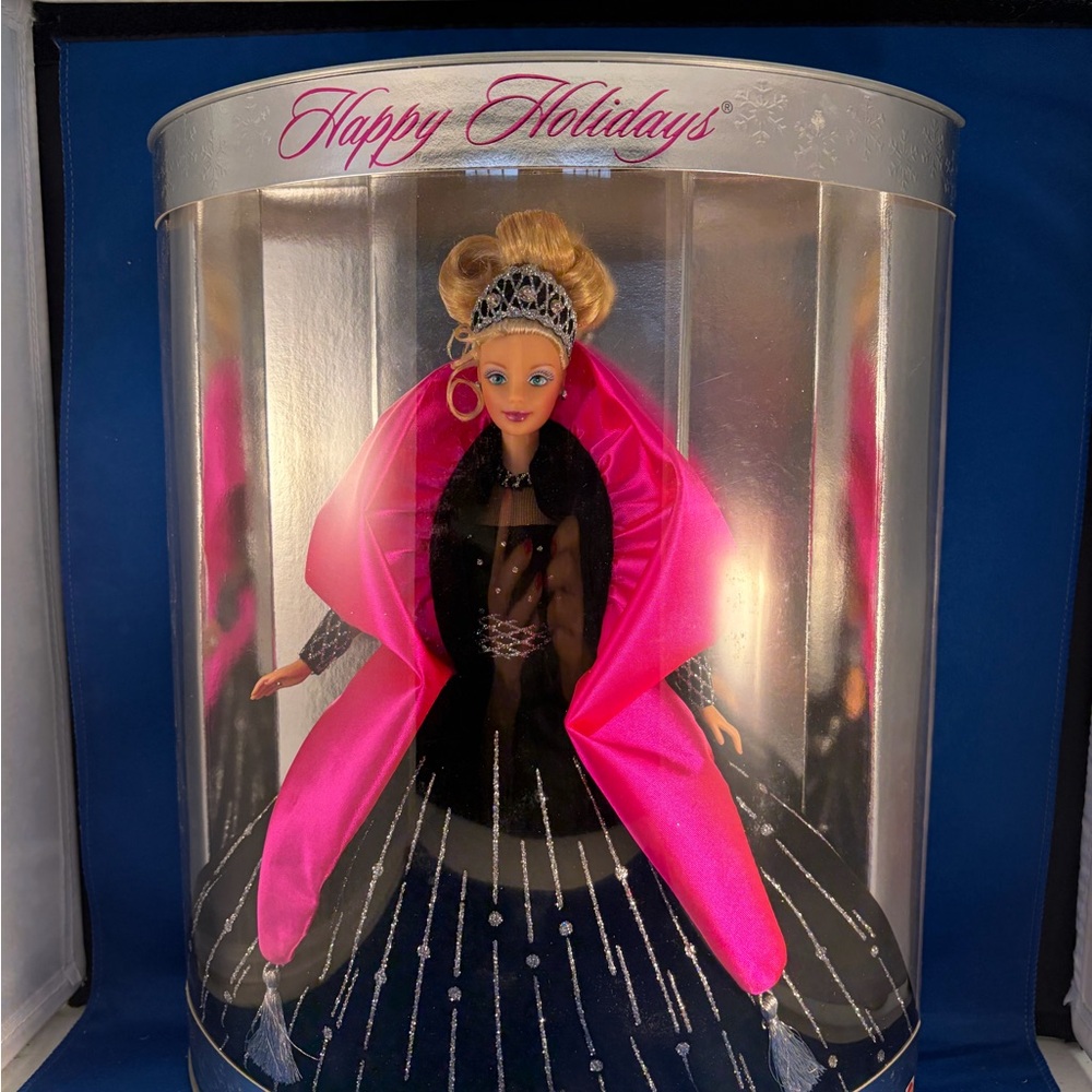 Barbie Black Gown with Hot Pink Cape